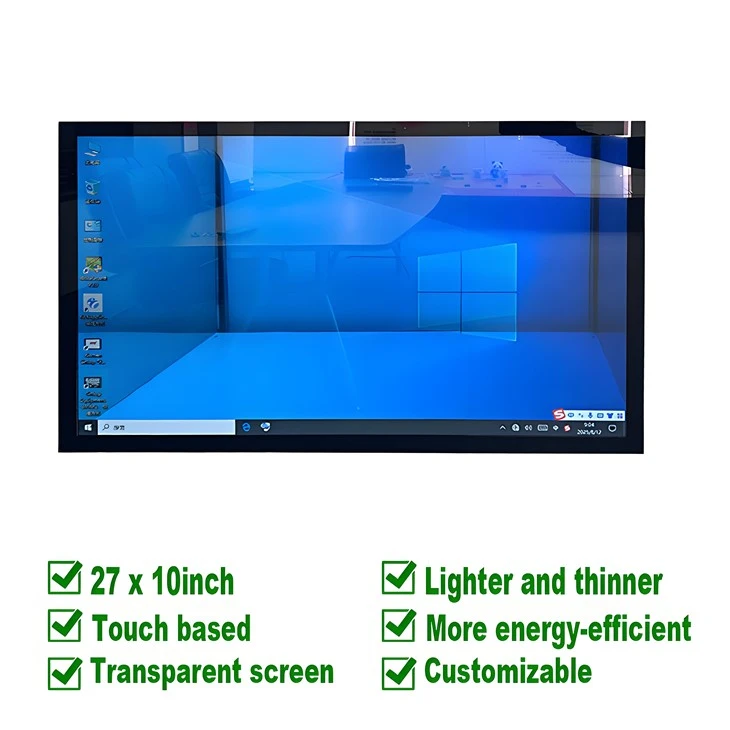 27x10 Transparant Touch Screen
