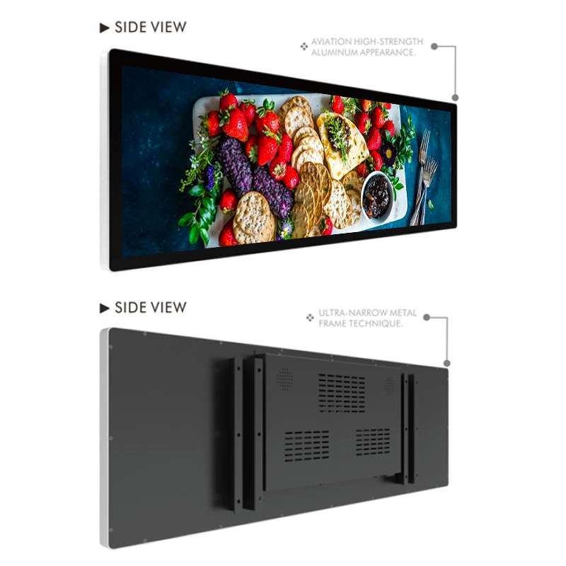49.5 Inch LCD Bar Display Double Face Screen Manufacturer